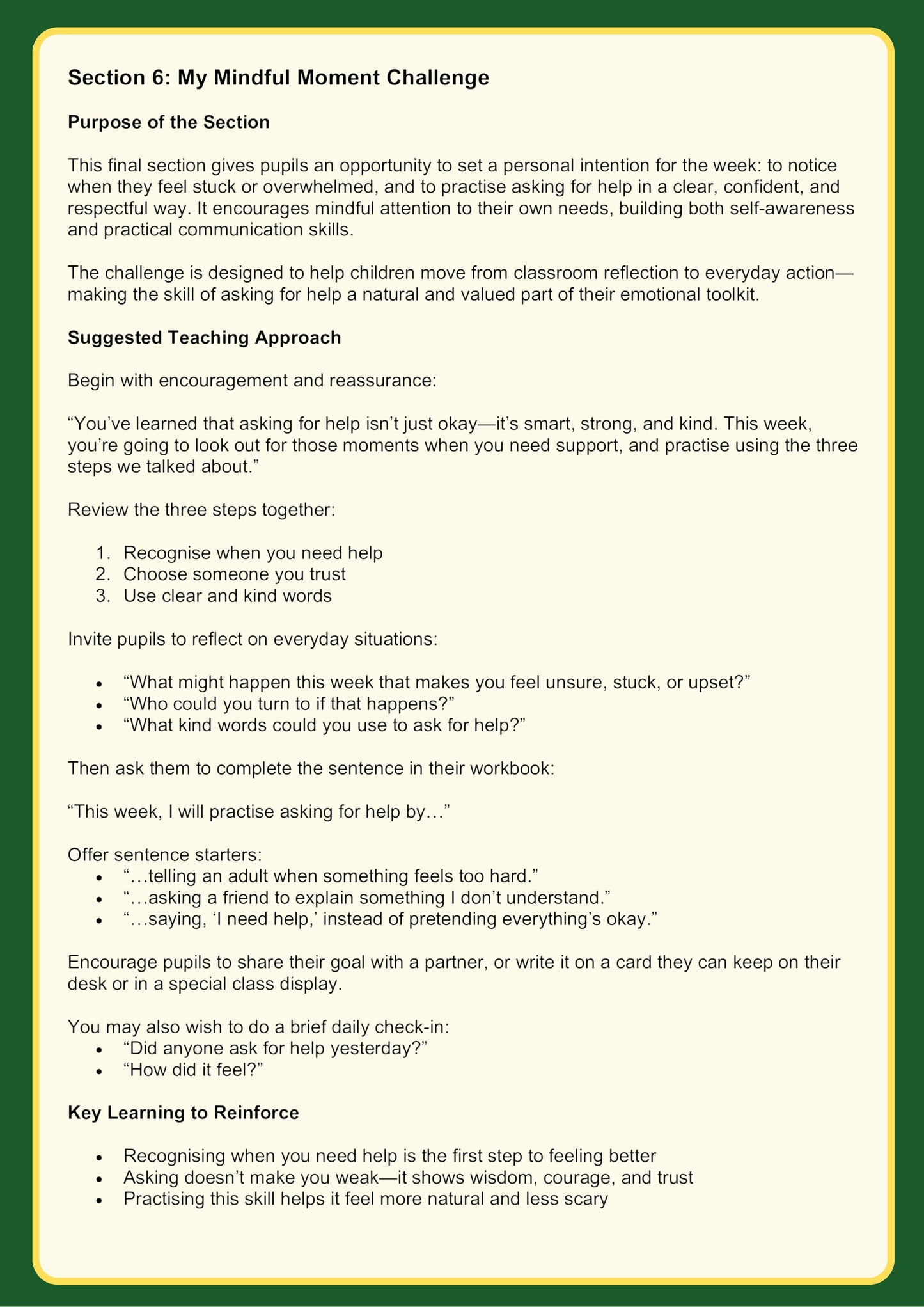 Series 5 Episode 6 Asking for Help – Knowing When and How to Seek Support