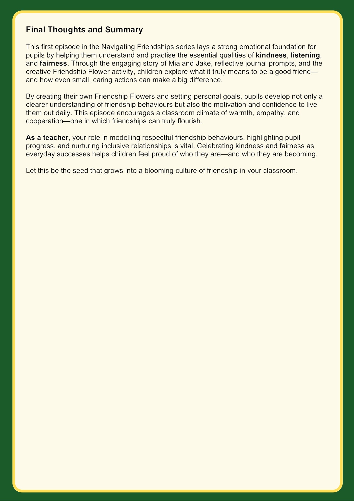 Series 7 Episode 2 Learning Active Listening and Showing Care