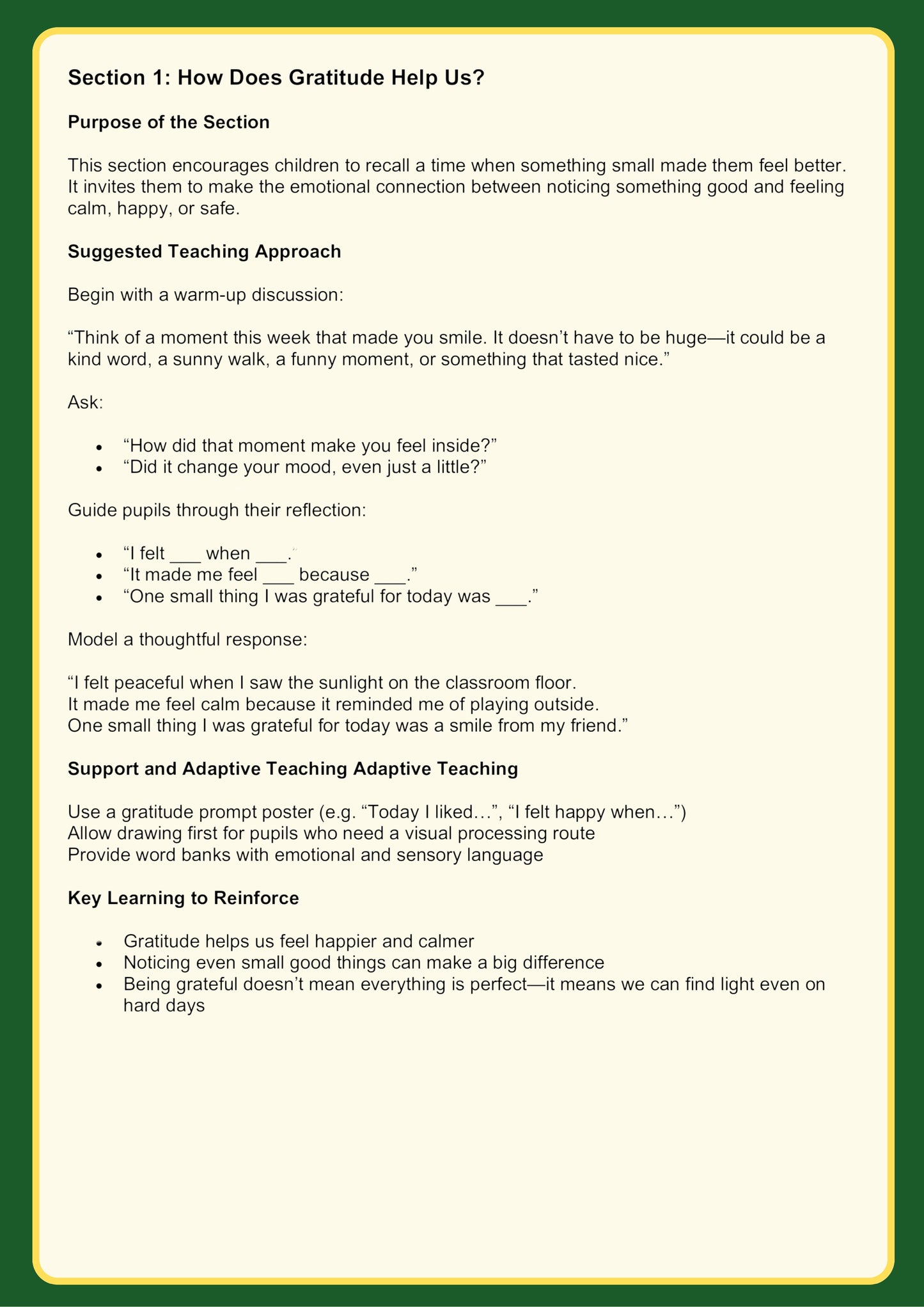 Series 4 Episode 6 Gratitude Practice