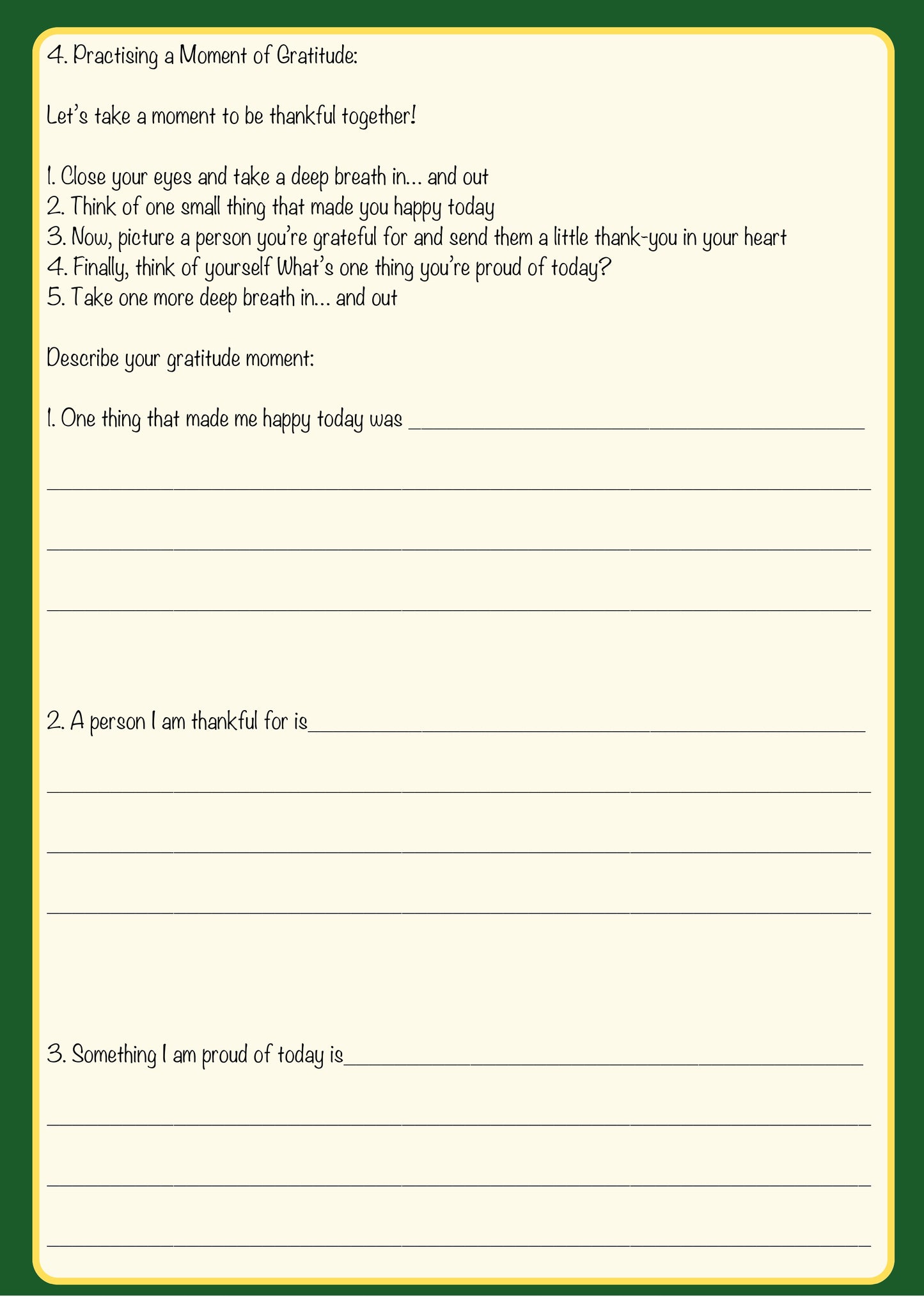Series 4 Episode 6 Gratitude Practice