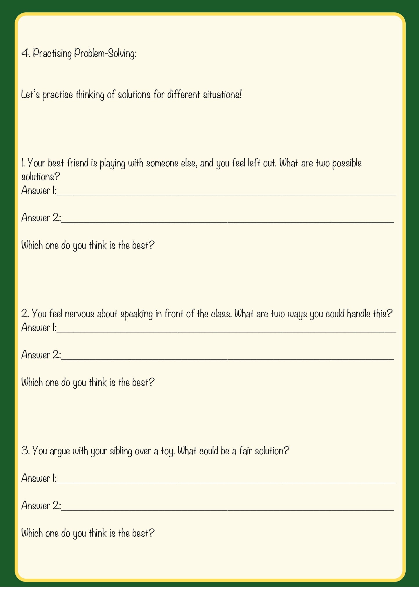 Series 5 Episode 3 Finding Solutions – Exploring Strategies to Solve Emotional Challenges
