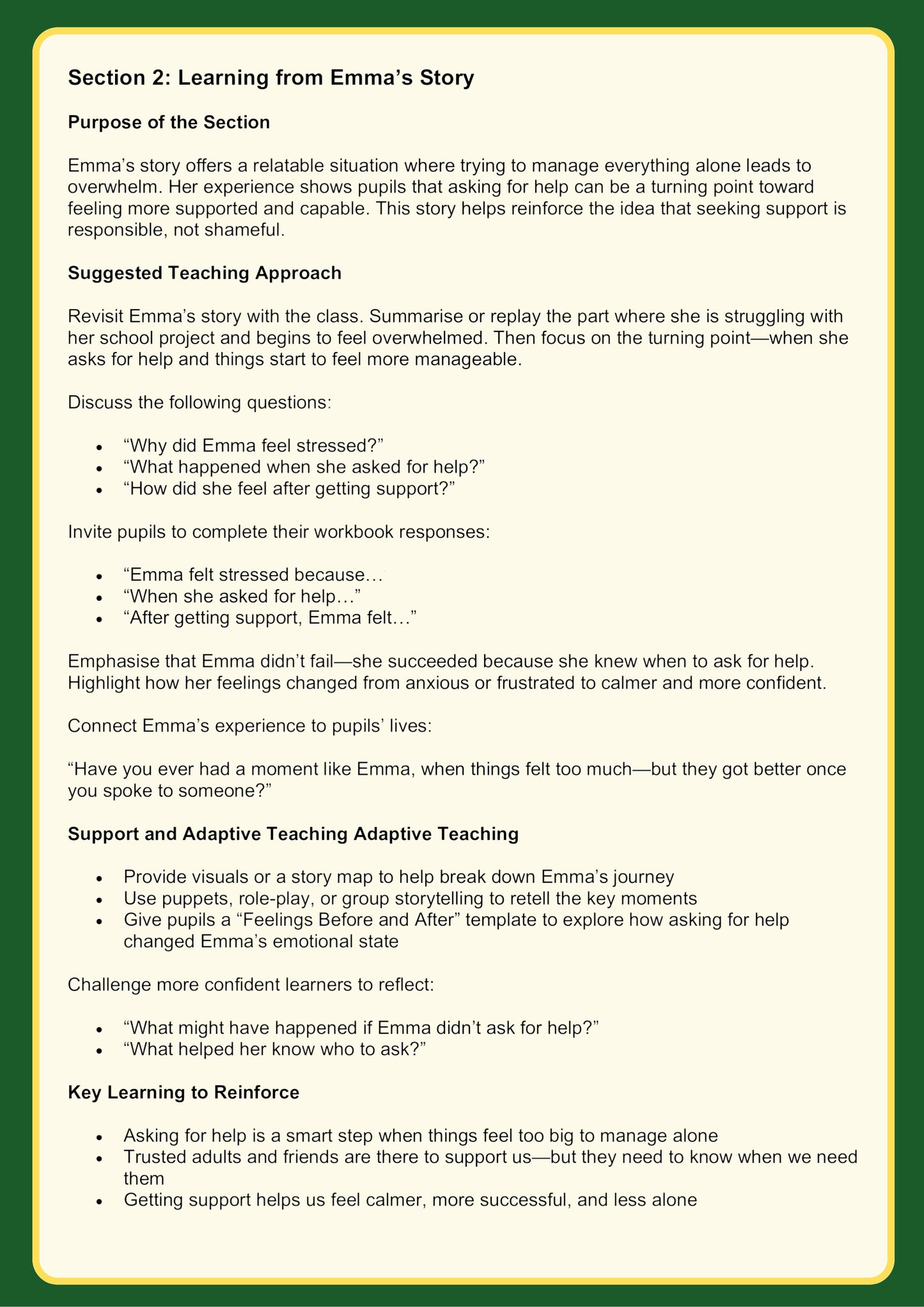 Series 5 Episode 6 Asking for Help – Knowing When and How to Seek Support