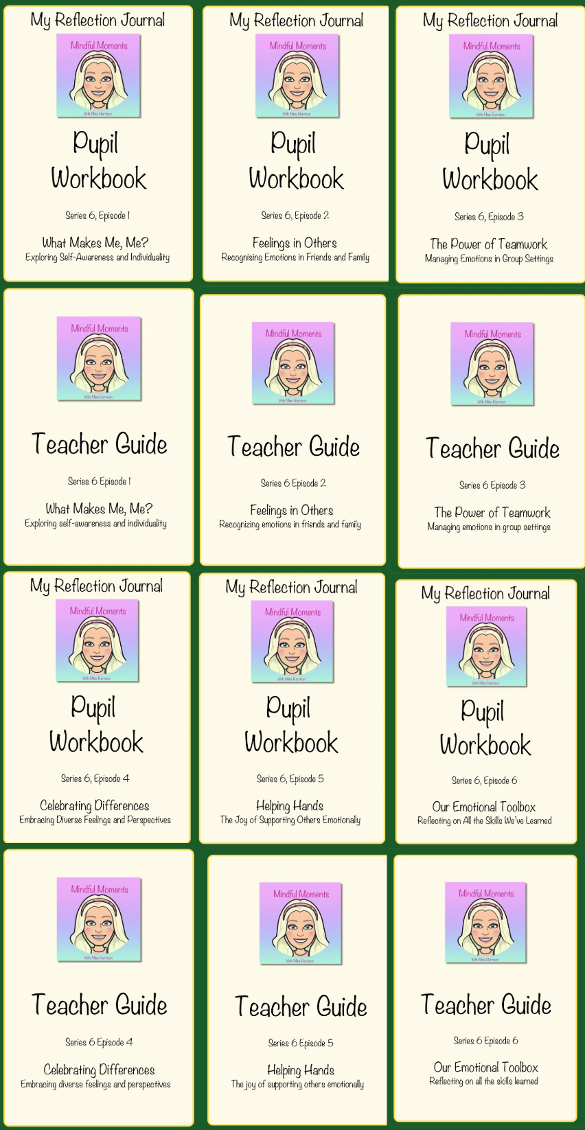 Complete Series 6 Teacher Guides and pupil Workbooks