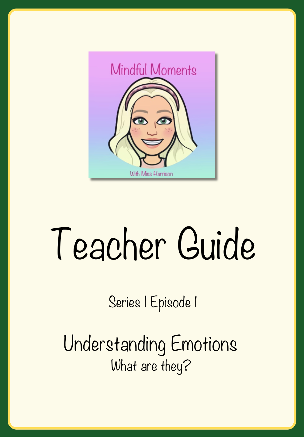 Series 1 Episode 1 Understanding emotions - What are they?